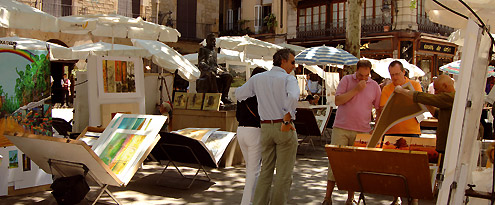 Gothic Quarter - Plaça del Pi