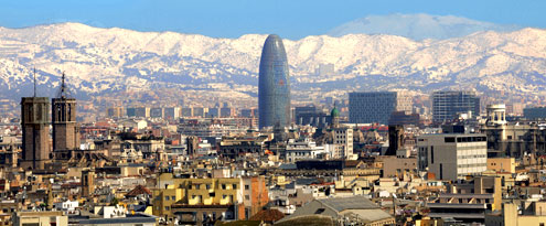 Barcelona y nieve Barcelona y nieve