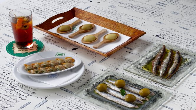 Les olives de Bodega 1900 sont les célèbres estérifications qui sont nées à elBulli.