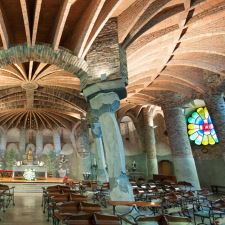 Cripta Gaudí at the Colonia Güell