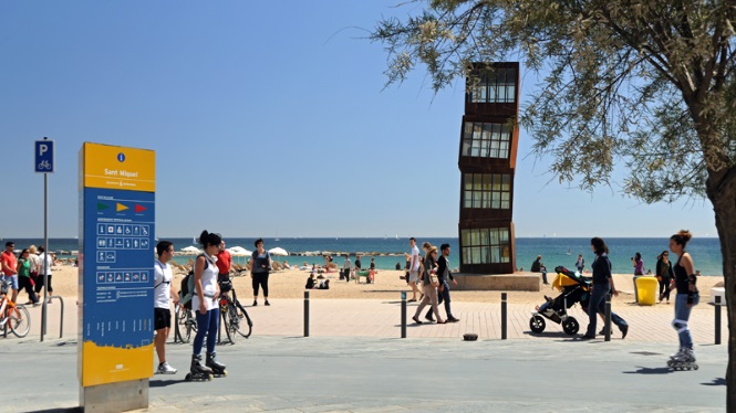 La Barcelona azul