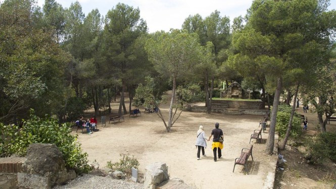 Parc del Castell de L'Oreneta de Barcelona