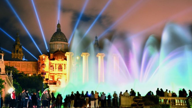 The Barcelona Light Trail