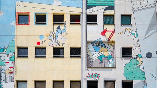 Còmic (Comic Strip) mural