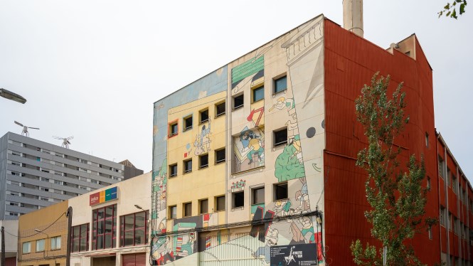 Còmic (Comic Strip) mural
