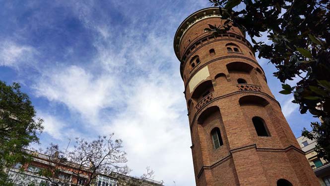 Torre de las aguas del Eixample. Barcelona