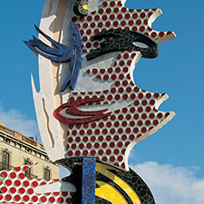 Barcelona Face Roy Lichtenstein