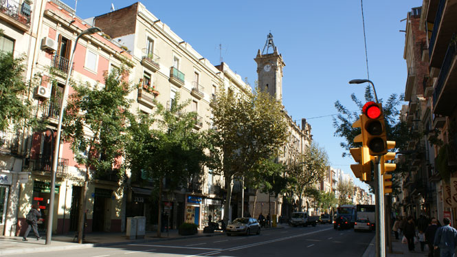 The old part of the neighbourhood Sants and Hostafrancs