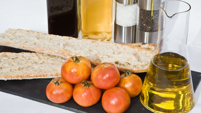 Pan con tomate