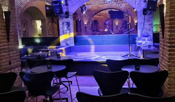 sala de las bóvedas del Tablao Flamenco El Paraigua