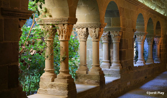 Cloister of the Monastery of Sant Benet