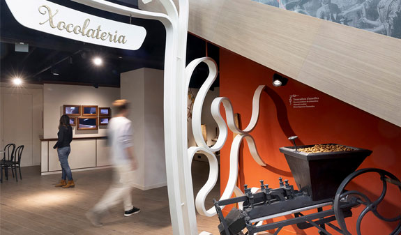 Interior of the Torró and Xocolata Museum Torrons Vicens
