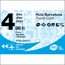 Hola Barcelona Travel Card, Tarjetas de transporte