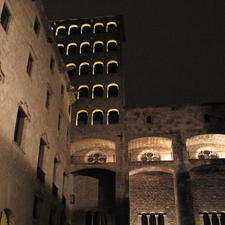 The Gothic Quarter by Night