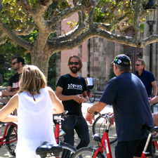 tour guiado en bicicleta en Barcelona