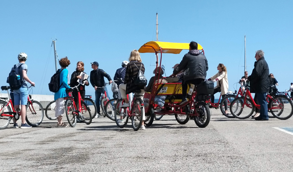 tour guiado en bicicleta por el litoral de Barcelona 