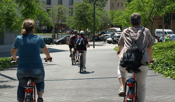 tour guiado en bicicleta en Barcelona