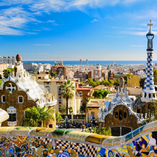 Barcelona Park Güell de Gaudí