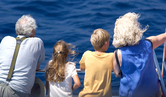 Las Golondrinas boat in the Port of Barcelona