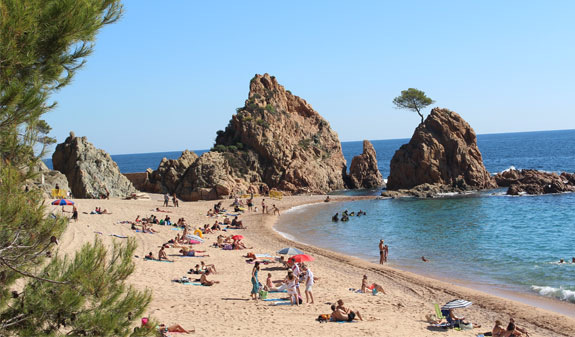 spiaggia della Costa Brava