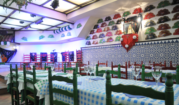 interior Patio Andaluz in Barcelona