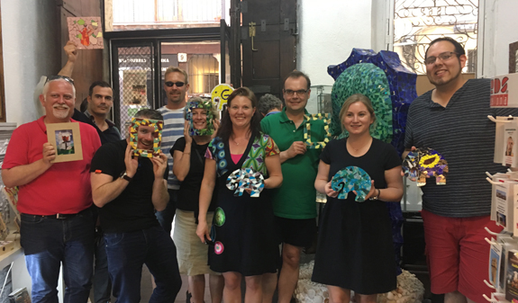 taller de trencadís y mosaico en Barcelona 