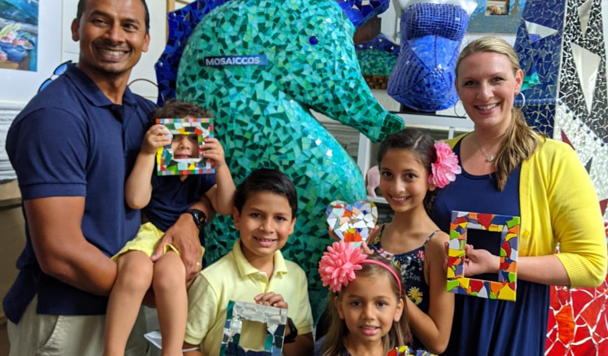 taller de trencadís y mosaico en Barcelona 