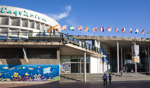 Façana edifici Aquàrium de Barcelona