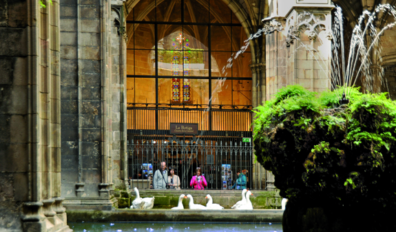 Chiostro della Cattedrale di Barcellona