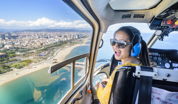 visit Barcelona by helicopter