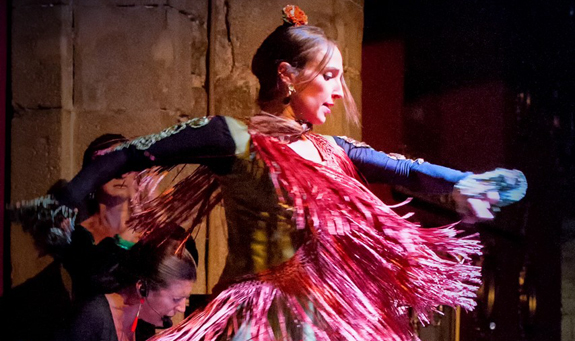 flamenco show at the Palau Dalmases in Barcelona