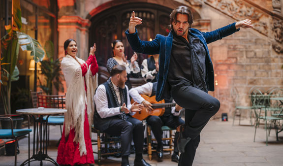espectacle de flamenc al Palau Dalmases de Barcelona