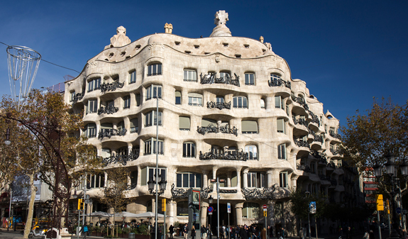 La Pedrera by Gaudí in Barcelona
