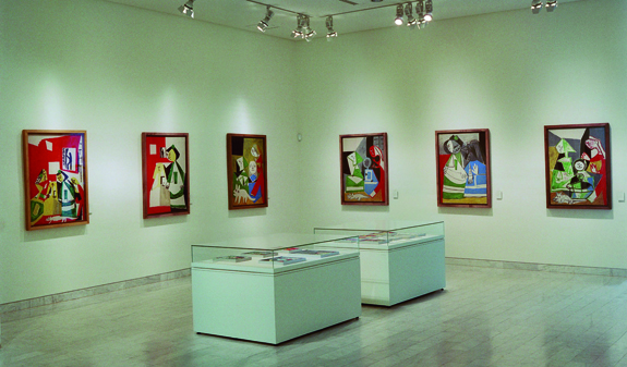 Cubist artworks at the Picasso Museum in Barcelona