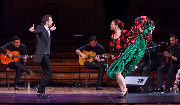 flamenco show at the Palau de la Música Catalana in Barcelona