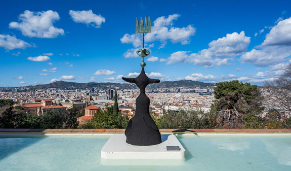 sculpture by Joan Miró at the Fundació Miró