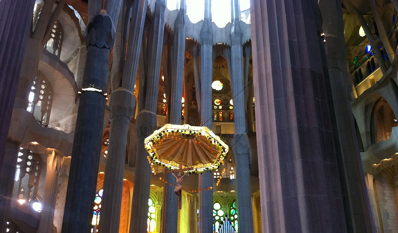 Sagrada Família Barcelona inside