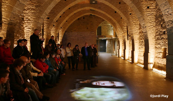 Virtual experience inside the church of Sant Benet