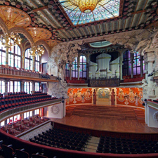 Interior Palau de la Música Catalana de Domènech i Montaner