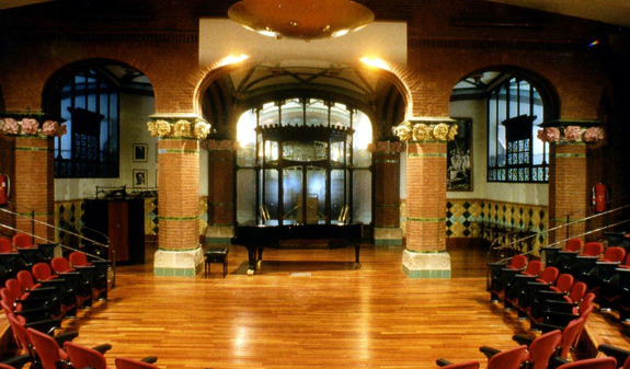 Interno Palau de la Música Catalana di Domènech i Montaner