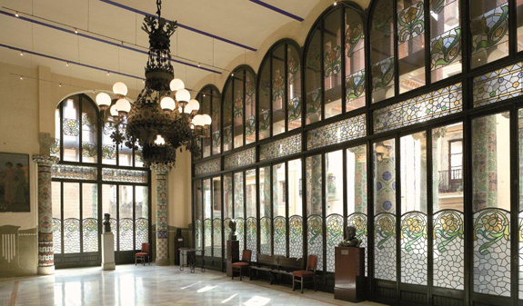 Interno Palau de la Música Catalana di Domènech i Montaner
