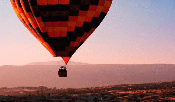 balloon flight around Montserrat