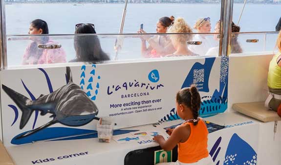 catamarà ecológic a Barcelona