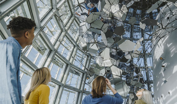 inside Mirador Torre Glories Barcelona