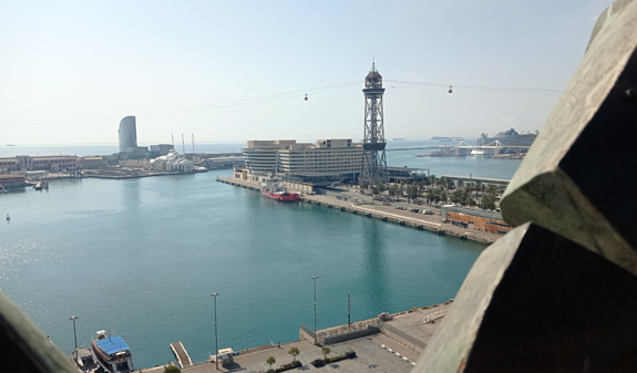 panoramic from the Mirador de Colón