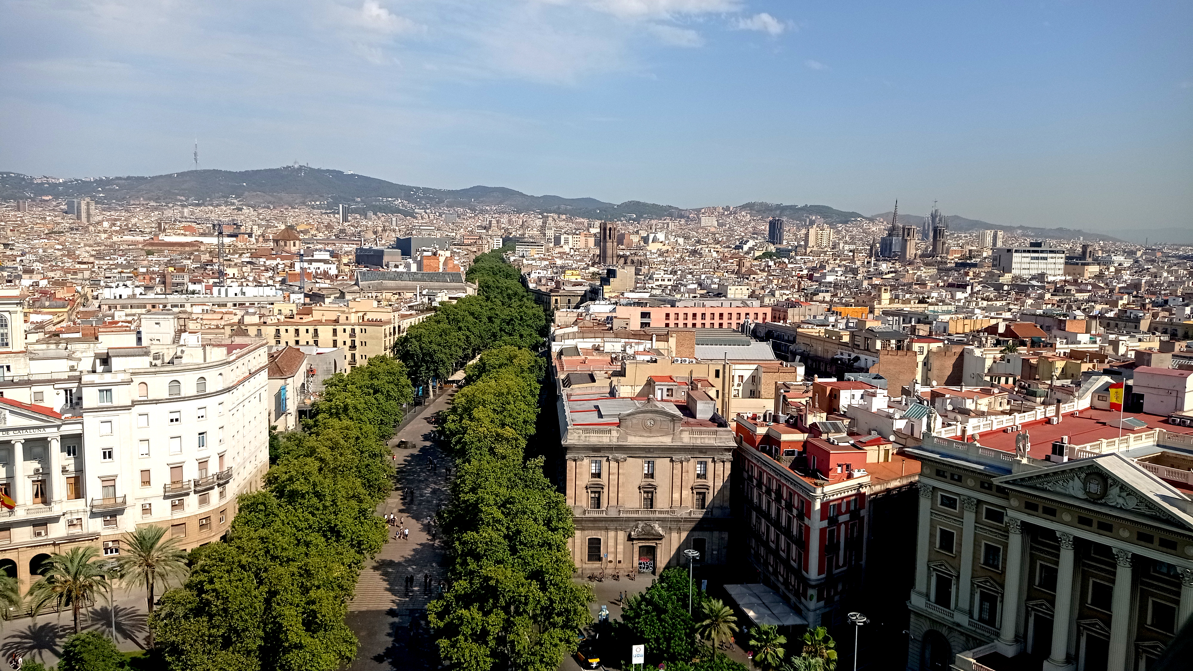 panoramic from the Mirador de Colón