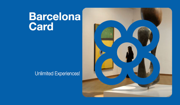 Imatge de la targeta Barcelona Card en color blau