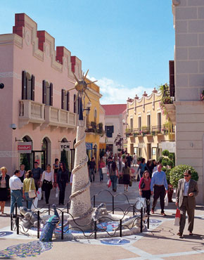 La Roca Village, an outlet shopping village near Barcelona with discounts  of up to 60%