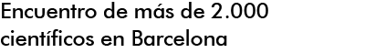 WORLD CONSERVATION CONGRESS TO BRING 6,000 TO BARCELONA